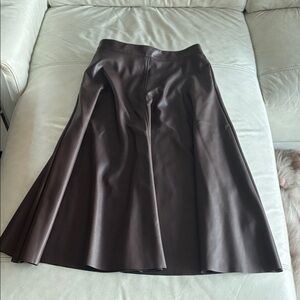 Banana Republic Dark Brown A-Line Skirt